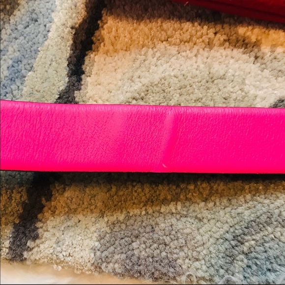 SOLD! Valentino Hot Pink Belt MSRP: $295 - Picture 3 of 8